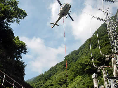 盤搬入・据付　作業